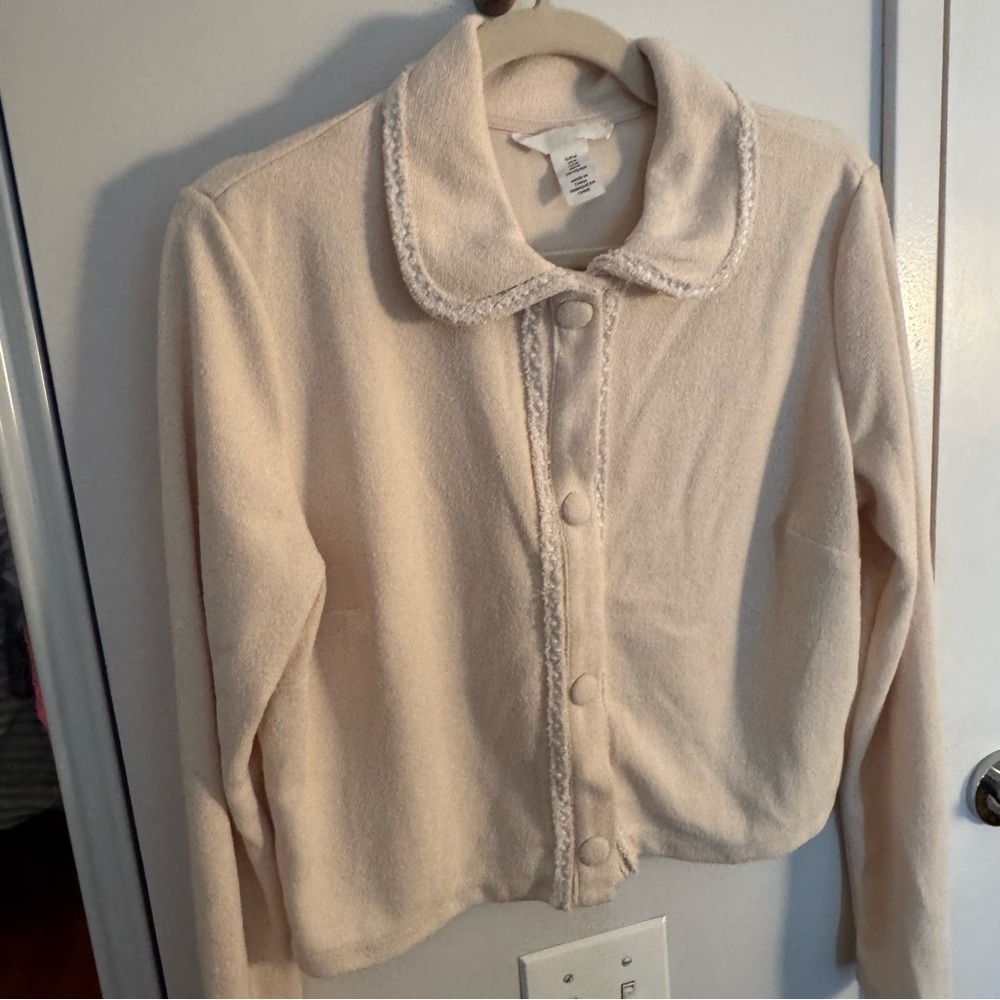 H&M CARDIGAN WITH COLLAR - Picture 6 of 8